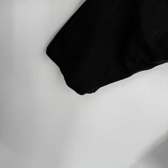 Universal Standard Women’s Ruched surplice Blouse Size 2X Black Long Sleeves - Picture 8 of 9